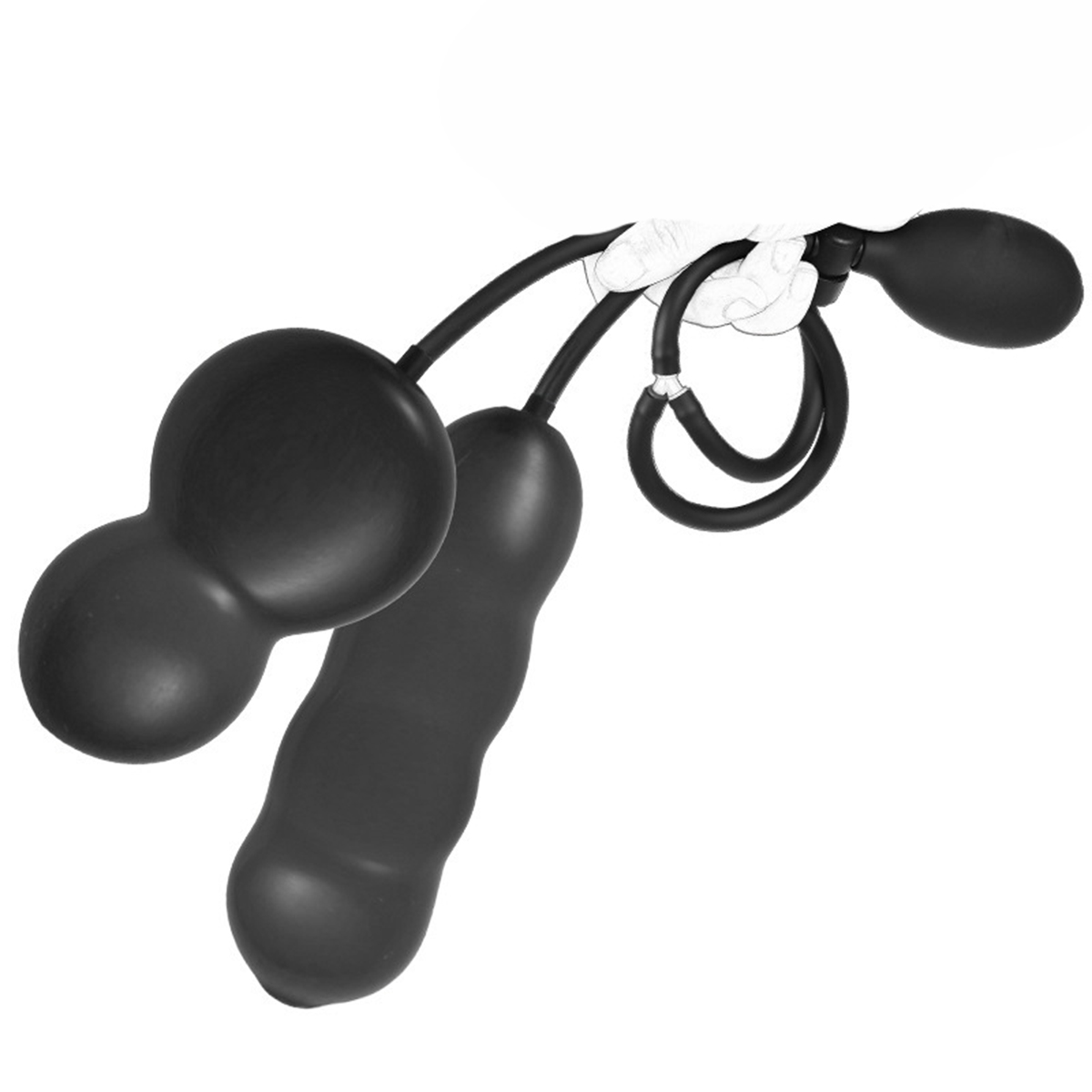 Men'S Vegan Accessories - Aufblasbarer Analplug für Paare 2-in-1: Analdehner