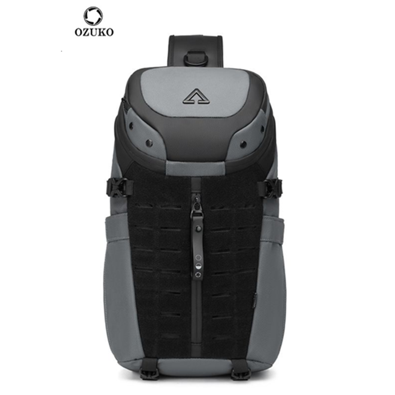 Men Accessories For Travel - Ozuko Brusttasche Umhängetasche für Herren Wasserdicht