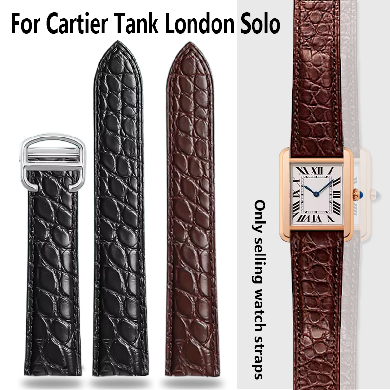 Men'S Accessories Cartier - Krokodil-Uhrenarmband, 16, 18, 20, 22, 23,
