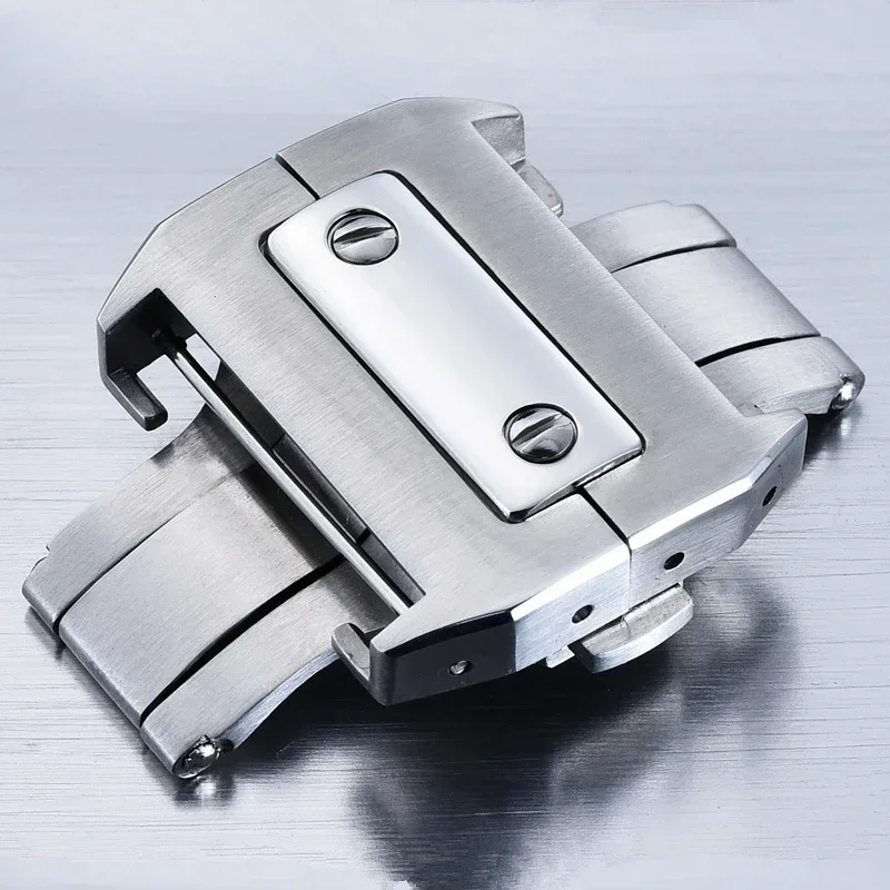 Men'S Accessories Cartier - Anti-Allergie-Schmetterlingsverschluss aus massivem Edelstahl mit Doppelverschluss