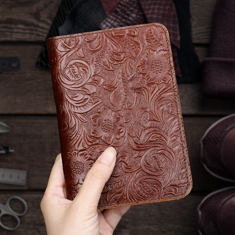 Men'S Accessories Case - Reisepasshülle aus echtem Leder, Reisebrieftasche, Schutzhülle