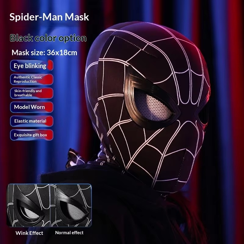 Men'S Accessories Display - Spider-Man Kopfbedeckung mit Beweglichen Augen Cooles