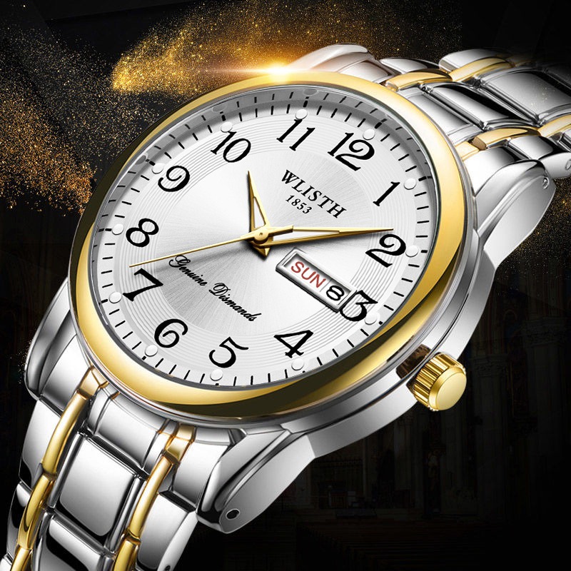 Men'S Accessories Display - Luxus Herren Quarzuhr Digitale Armbanduhr Kalender