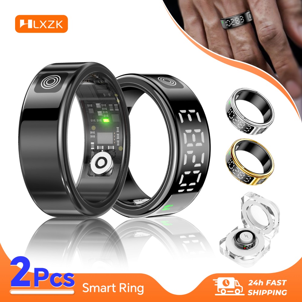 Men'S Accessories Display - 2er-Set Bildschirm Bluetooth Smart Ringe Schlaf