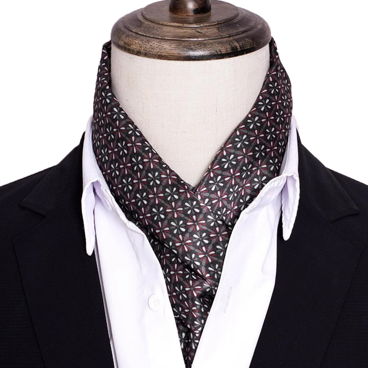 Neuer gestreifter Seidenschal  – Men Accessories For Travel Bewertung und Preis