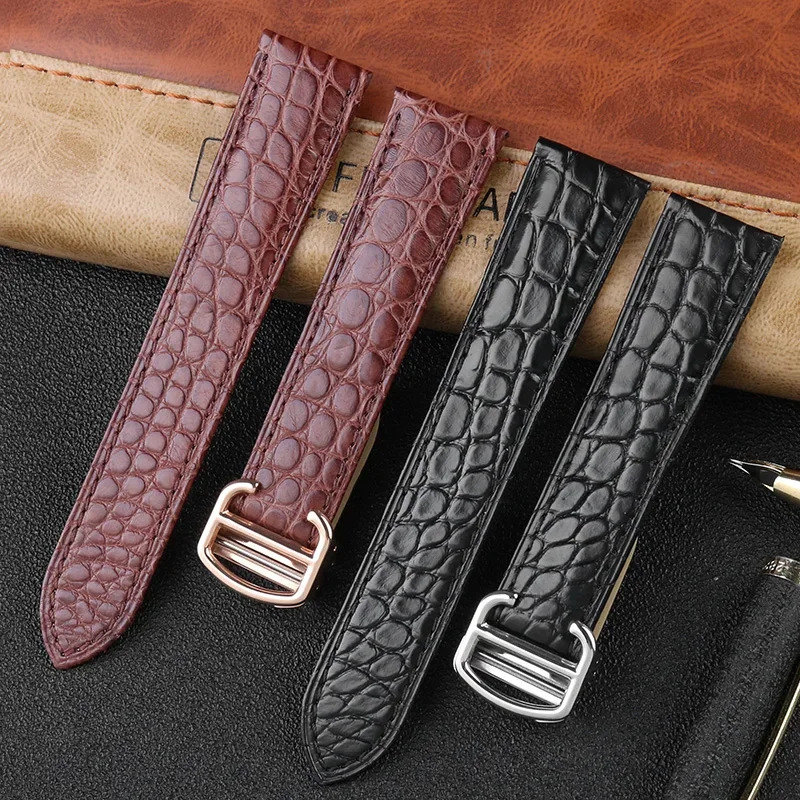 Krokodil-Uhrenarmband, 16, 18, – Men'S Accessories Cartier Bewertung und Preis