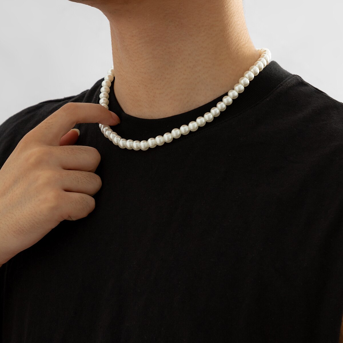 Schlichte perlen perlen perlen – Men Accessories Neck Chain Bewertung und Preis