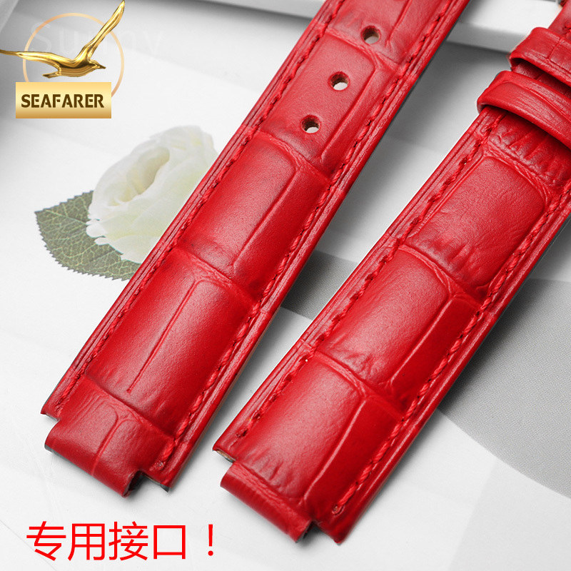 Echtes Leder-Uhrenarmband für  – Men'S Accessories Cartier Bewertung und Preis