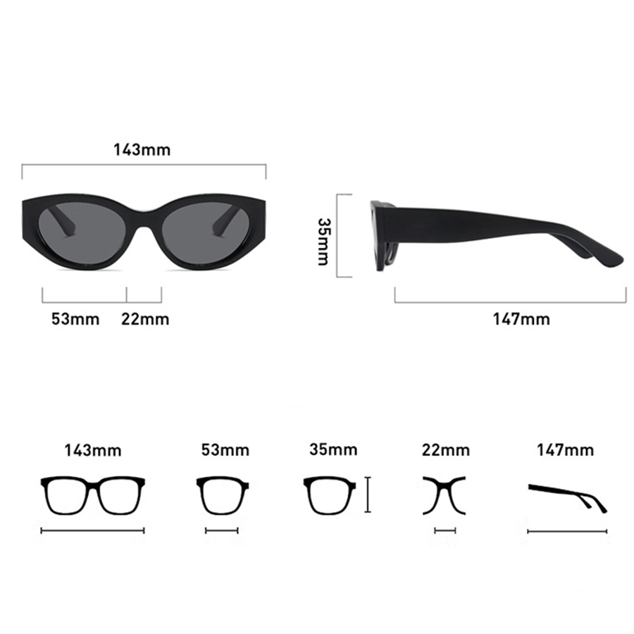 Klassische Cat-Eye-Sonnenbrill – Men Accessories For Travel Bewertung und Preis