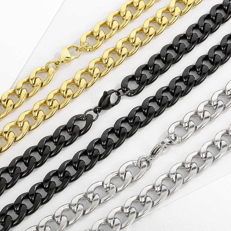 HNSP 316L Edelstahl Kubanische – Men Accessories Neck Chain Bewertung und Preis
